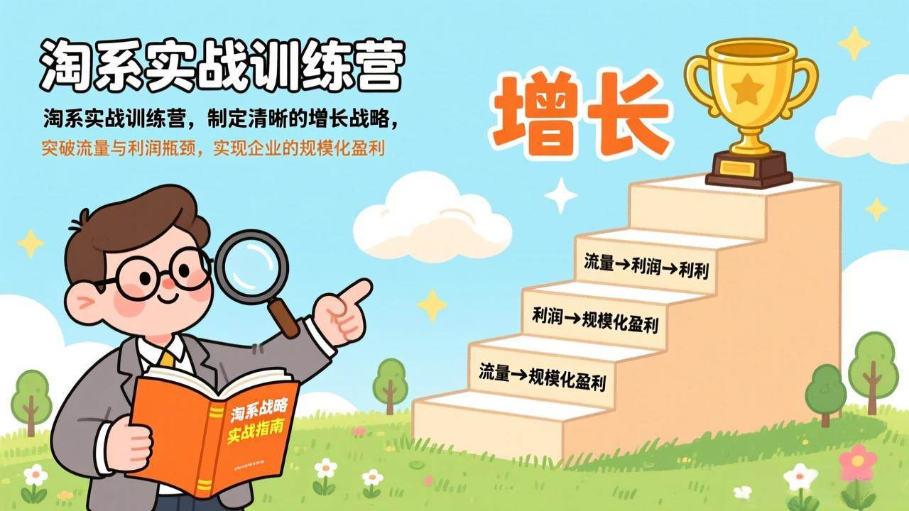 (2.2)淘系实战训练营，制定清晰的增长战略，突破流量与利润瓶颈，实现企业的规模化盈利