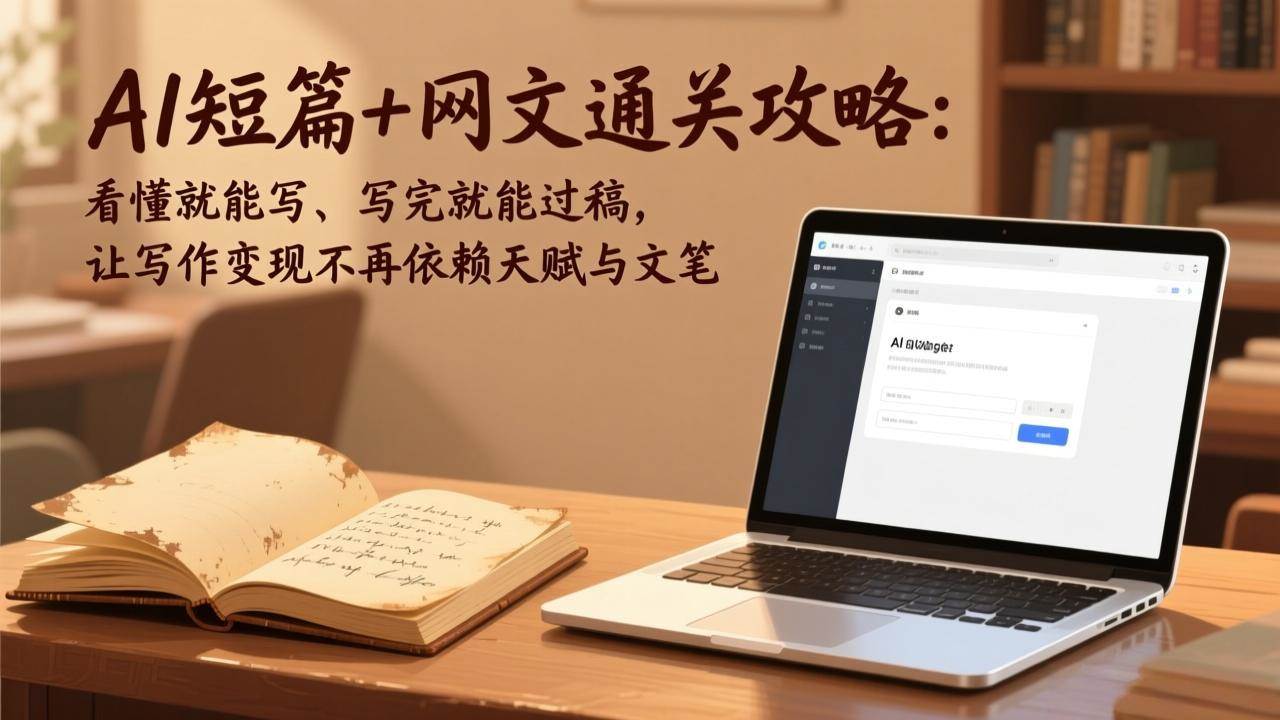 (4.17)AI短篇+网文通关攻略-更新4月：看懂就能写、写完就能过稿，让写作变现不再依赖天赋与文笔