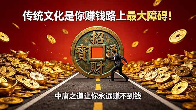 (6.15)付费文章：传统文化是你赚钱路上最大障碍！中庸之道让你永远赚不到钱